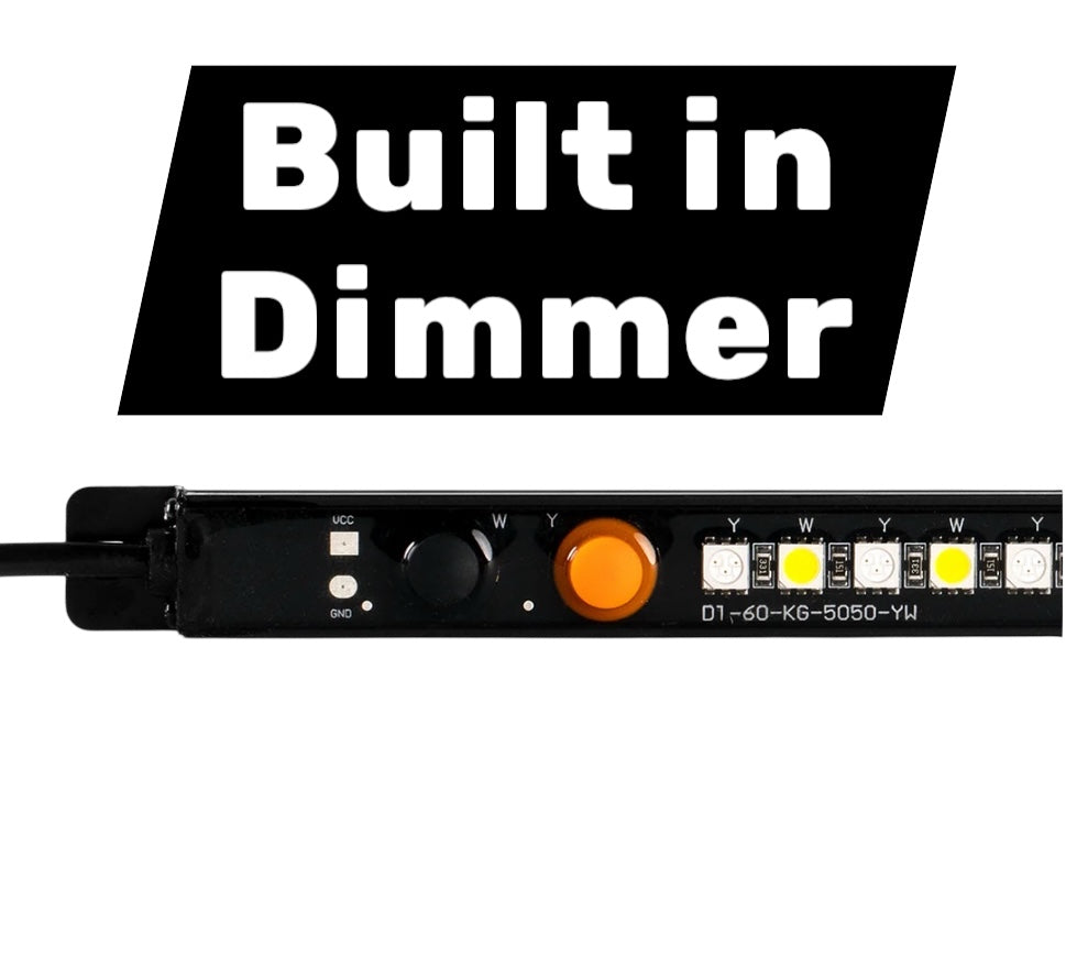 Dimmable Dual W-Strip light