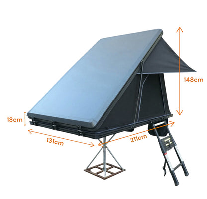 WTF4X4 1.3 Rooftop Tent with 230W Solar Panel